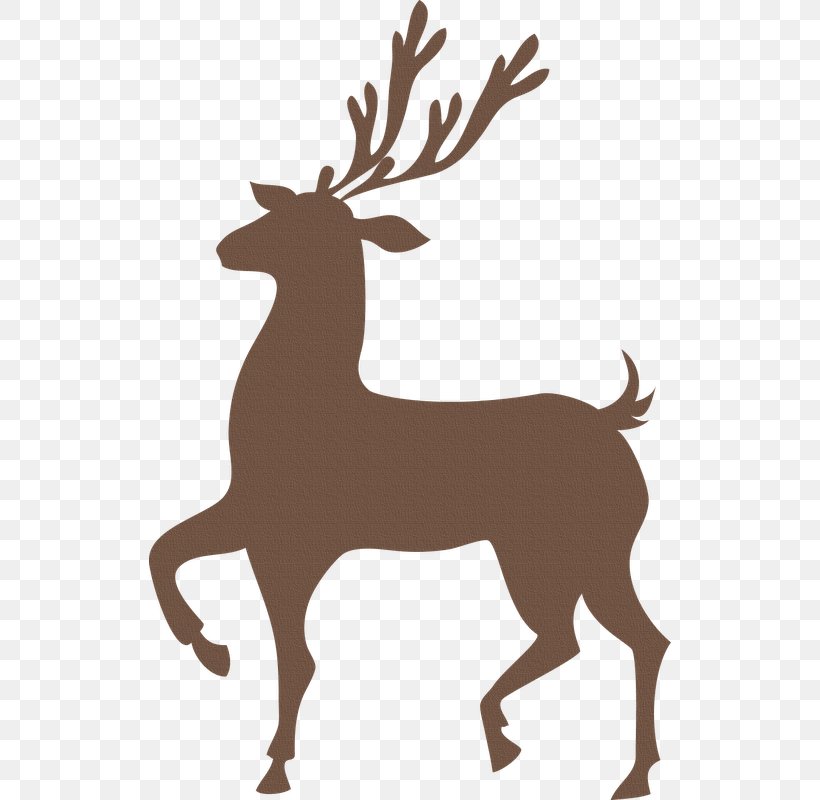Reindeer Rudolph Santa Claus Clip Art, PNG, 522x800px, Reindeer, Antler, Christmas, Deer, Elk Download Free