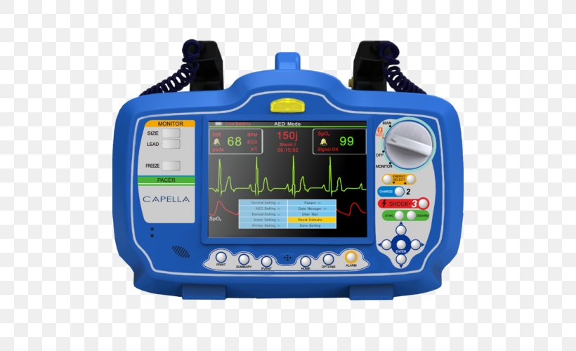 Automated External Defibrillators Defibrillation Cardiac Monitoring Heart Arrhythmia, PNG, 500x500px, Automated External Defibrillators, Advanced Cardiac Life Support, Cardiac Arrest, Cardiac Monitoring, Cardiology Download Free