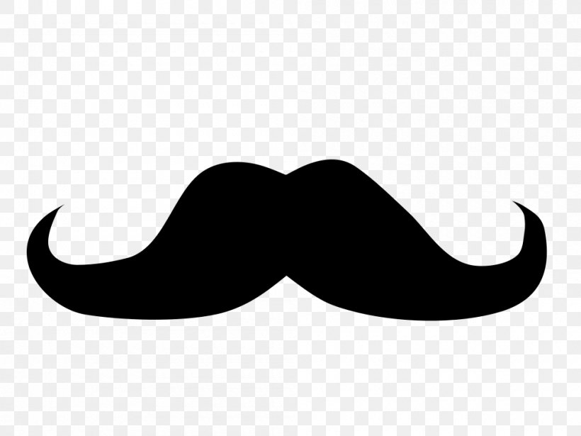 Moustache Clip Art, PNG, 1000x750px, Moustache, Beard, Black, Black And White, Hair Download Free