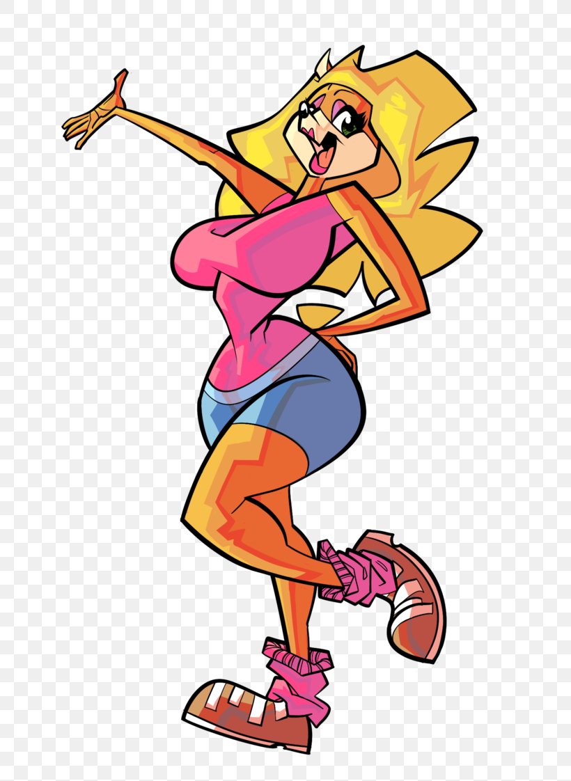 Crash Of The Titans Crash Bandicoot: Warped Tawna Bandicoot Crash Bandicoot 2: Cortex Strikes Back, PNG, 712x1122px, Crash Of The Titans, Arm, Art, Artwork, Bandicoot Download Free