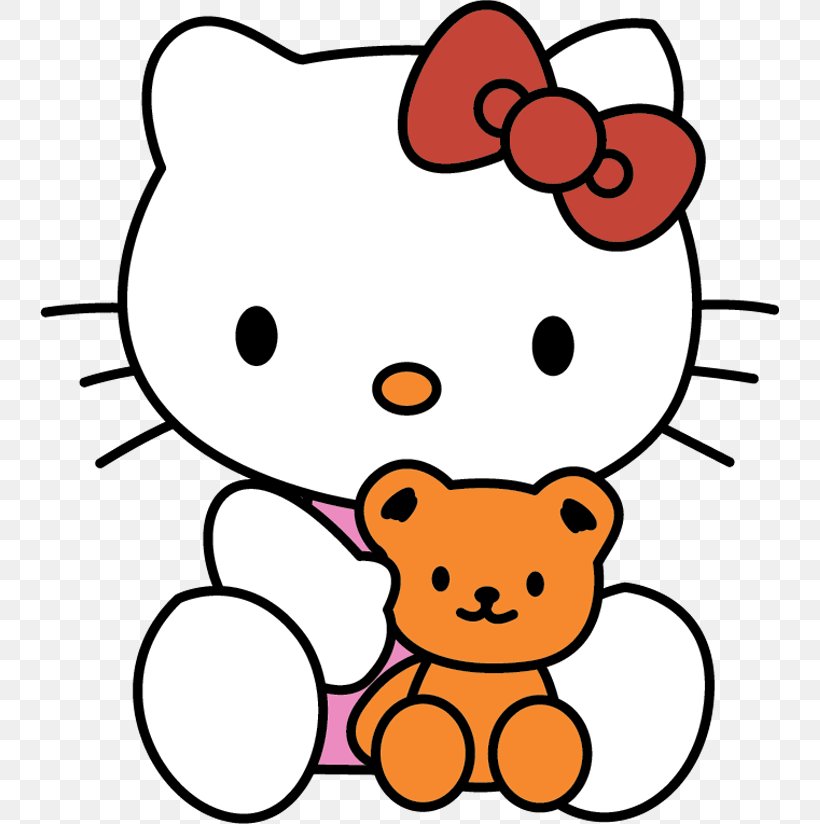 Hello Kitty Coloring Book Kitten Cat Drawing, PNG, 739x824px, Watercolor, Cartoon, Flower, Frame, Heart Download Free