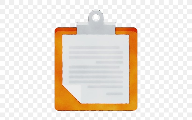 Orange, PNG, 512x512px, Watercolor, Clipboard, Document, Orange, Paint Download Free