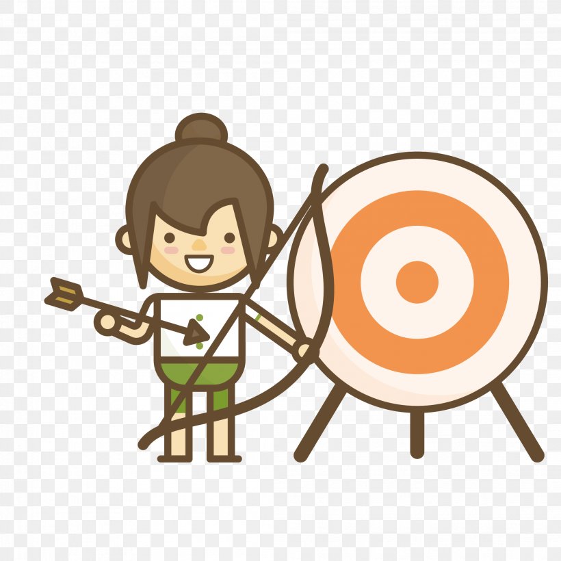 Vector Graphics Illustration Archery Image, PNG, 2107x2107px, Archery, Art, Cartoon, Child, Creativity Download Free