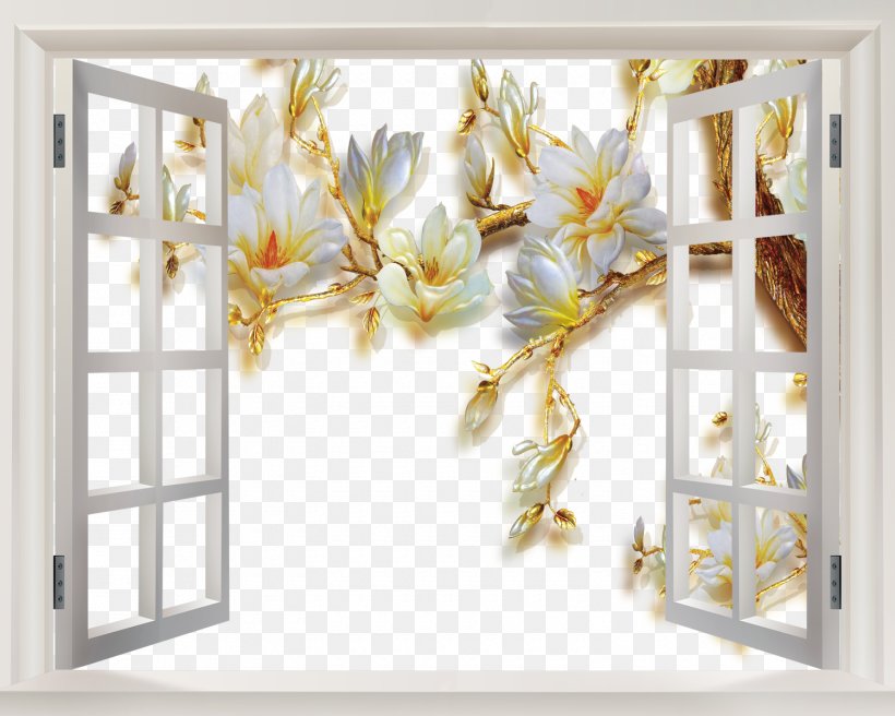 Window Sticker, PNG, 1500x1200px, Window, Branch, Decor, Decorative Arts, Designer Download Free
