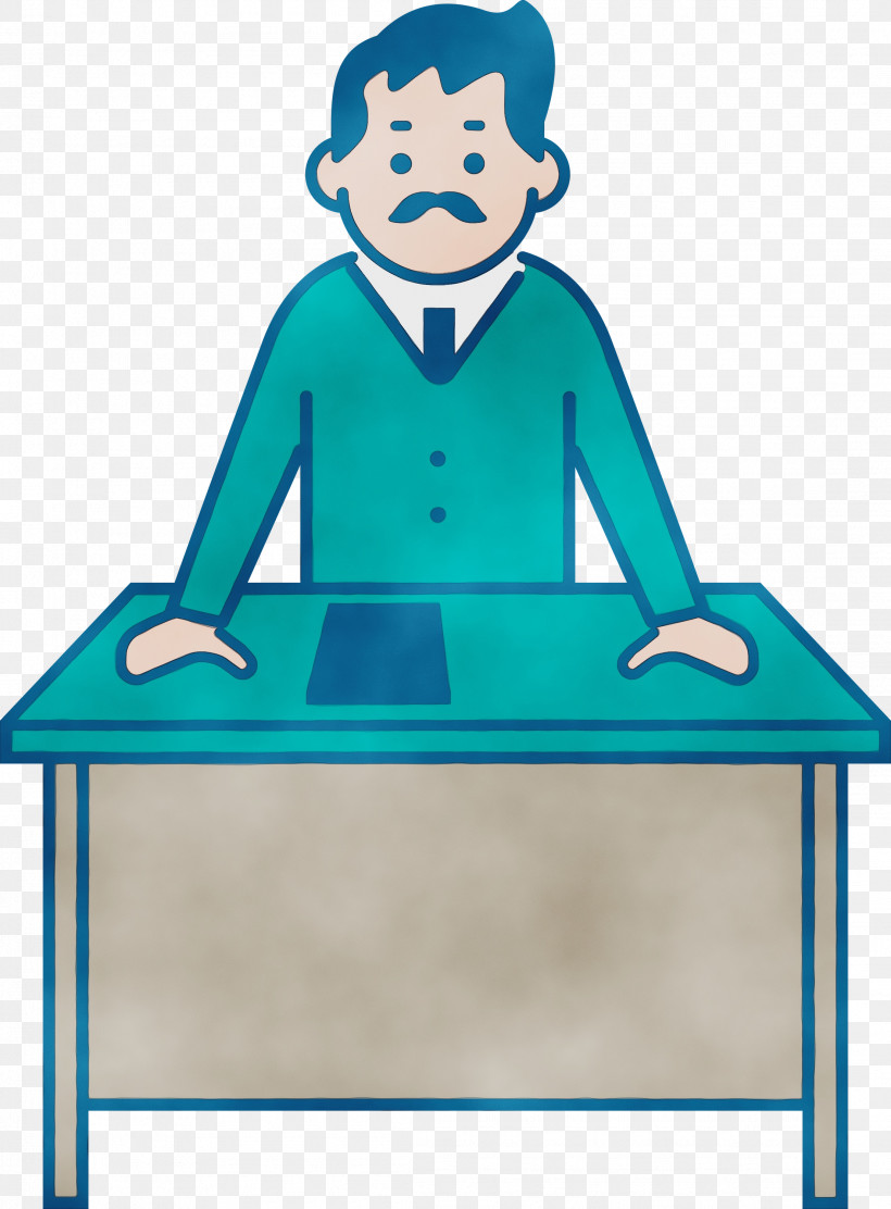 Angle Line Cartoon Sitting Furniture, PNG, 2211x3000px, Teacher, Angle, Behavior, Cartoon, Desk Download Free