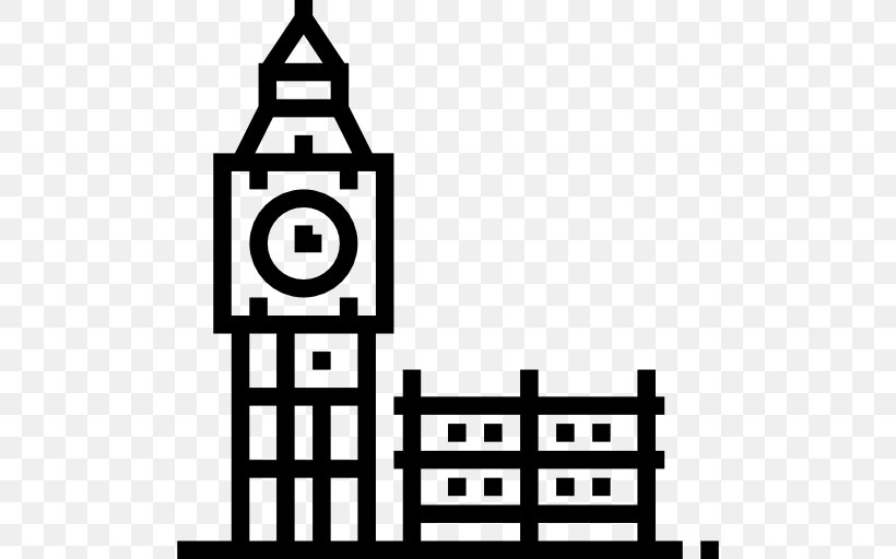 Big Ben Landmark Monument, PNG, 512x512px, Big Ben, Area, Black And White, Brand, Clock Tower Download Free