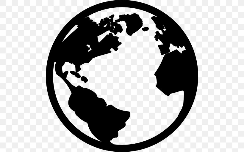 Earth Icon Design, PNG, 512x512px, Earth, Black And White, Globe, Human Behavior, Icon Design Download Free