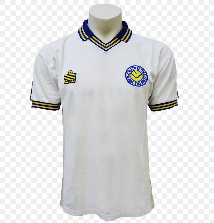 Leeds United F.C. Elland Road T-shirt Jersey, PNG, 650x853px, Leeds United Fc, Admiral Sportswear, Clothing, Collar, Elland Road Download Free