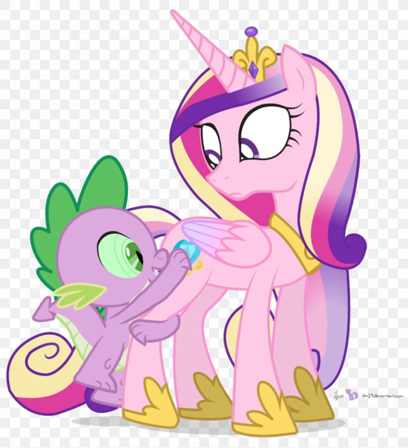 Spike Princess Cadance Pony Twilight Sparkle Rarity, PNG, 852x937px, Watercolor, Cartoon, Flower, Frame, Heart Download Free