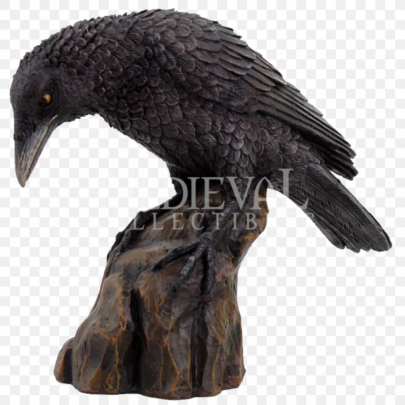 Statue Figurine Common Raven Sculpture Resin Casting, PNG, 830x830px, Statue, American Crow, Beak, Bird, Bird Of Prey Download Free