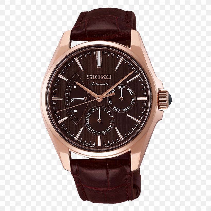 Astron Seiko Solar-powered Watch セイコー・プレザージュ, PNG, 1102x1102px, Astron, Automatic Watch, Brand, Brown, Chronograph Download Free