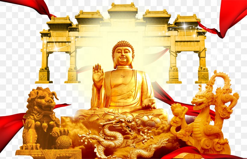 Golden Buddha Fo Guang University Statue, PNG, 1800x1158px, Golden Buddha, Ancient History, Designer, Fo Guang University, Gautama Buddha Download Free