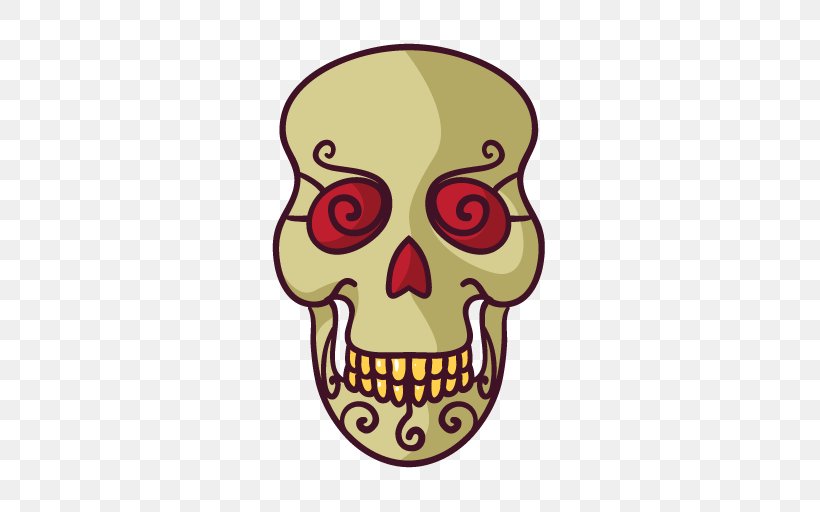 Skull Clip Art, PNG, 512x512px, Skull, Bone, Desktop Metaphor, Fictional Character, Food Download Free