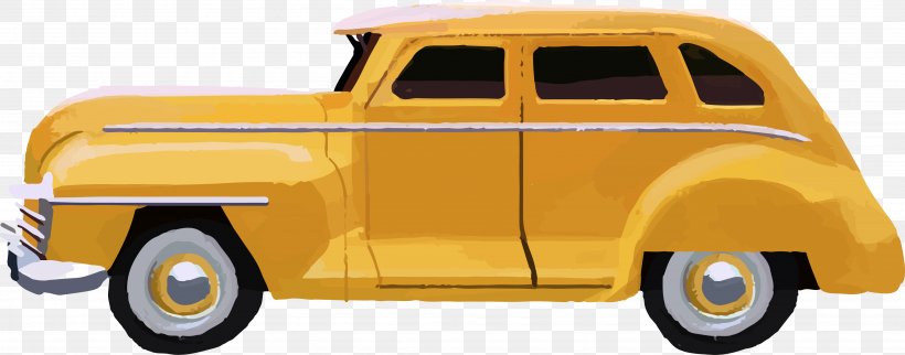 Car Drawing Euclidean Vector, PNG, 4327x1704px, Car, Automotive Design, Brand, Cartoon, Classic Car Download Free