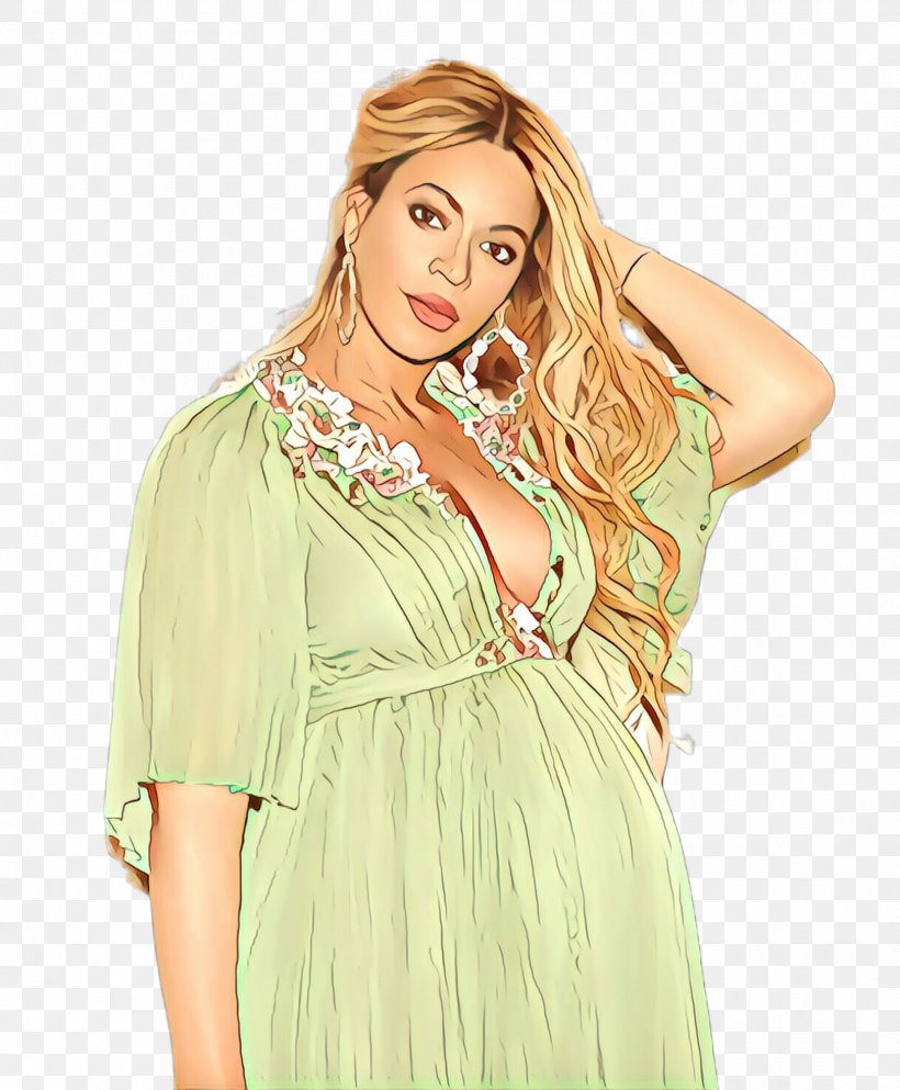 Clothing Green Dress Fashion Model Yellow, PNG, 1815x2200px, Cartoon, Blond, Clothing, Day Dress, Dress Download Free