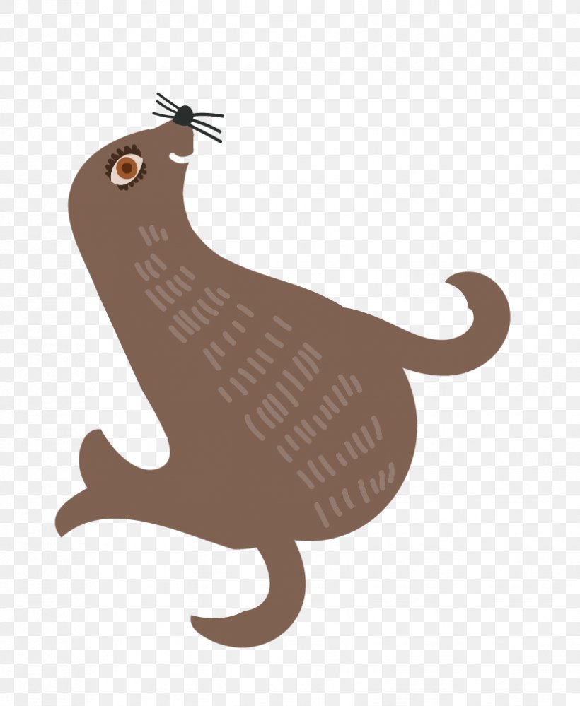 Earless Seal Cartoon Illustration, PNG, 825x1006px, Earless Seal, Animal, Beak, Bird, Cartoon Download Free