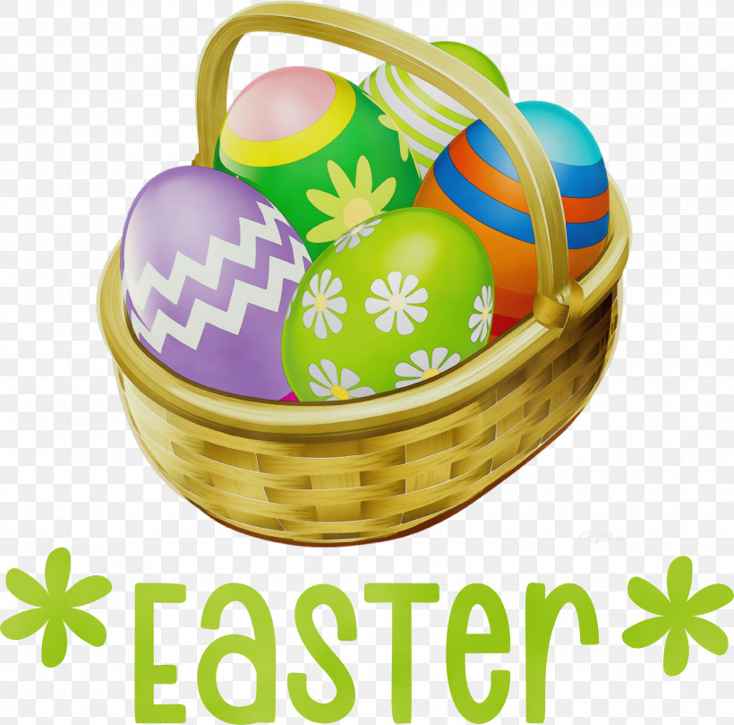 Easter Bunny, PNG, 3000x2963px, Happy Easter, Basket, Easter Bunny, Easter Day, Easter Egg Download Free