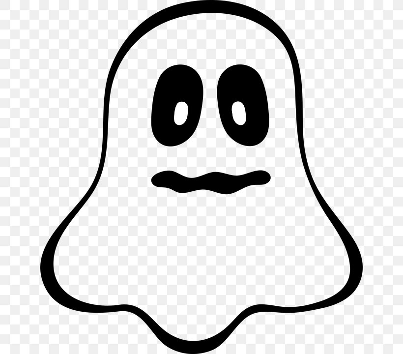 Ghost Halloween Clip Art, PNG, 656x720px, Ghost, Black And White, Emoticon, Face, Facial Expression Download Free