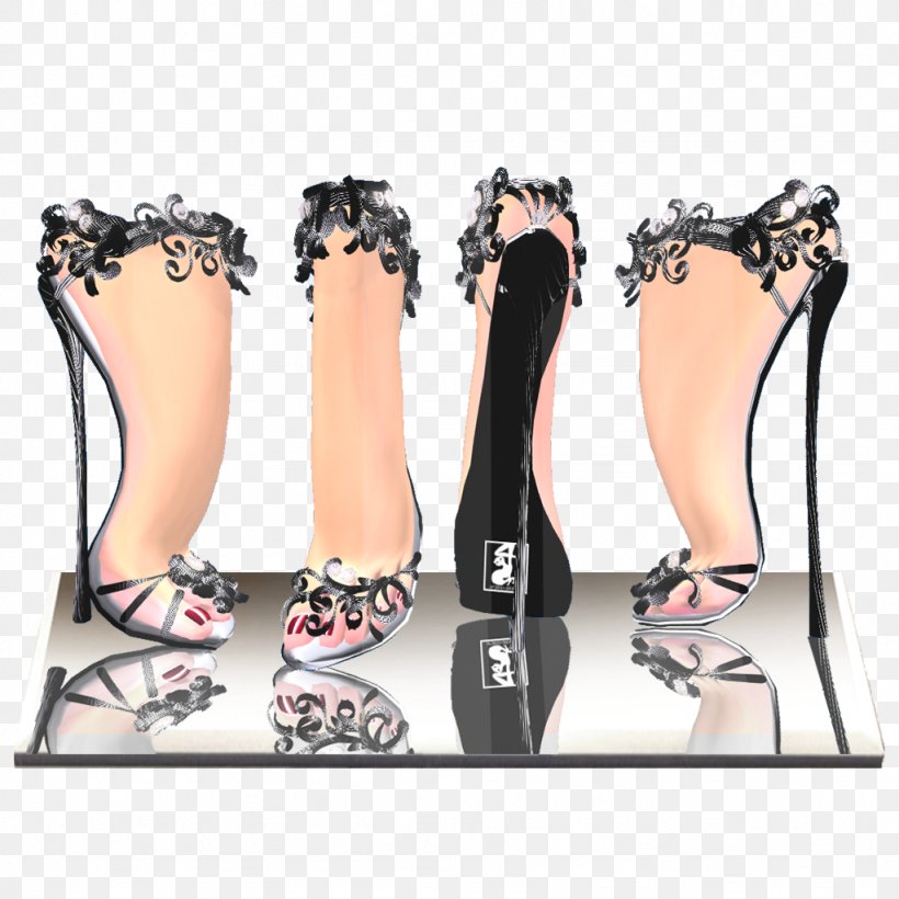 High-heeled Shoe Sandal Calf Font, PNG, 1024x1024px, Watercolor, Cartoon, Flower, Frame, Heart Download Free