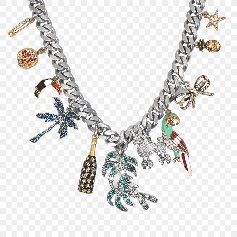 Necklace Charm Bracelet Jewellery Silver Charms & Pendants, PNG, 2000x2000px, Necklace, Body Jewelry, Chain, Charm Bracelet, Charms Pendants Download Free