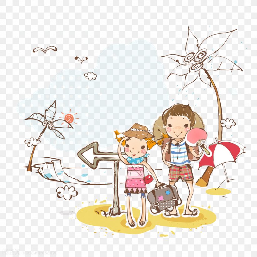 Travel Cartoon Illustration, PNG, 1024x1024px, Travel, Architecture, Area, Art, Cartoon Download Free