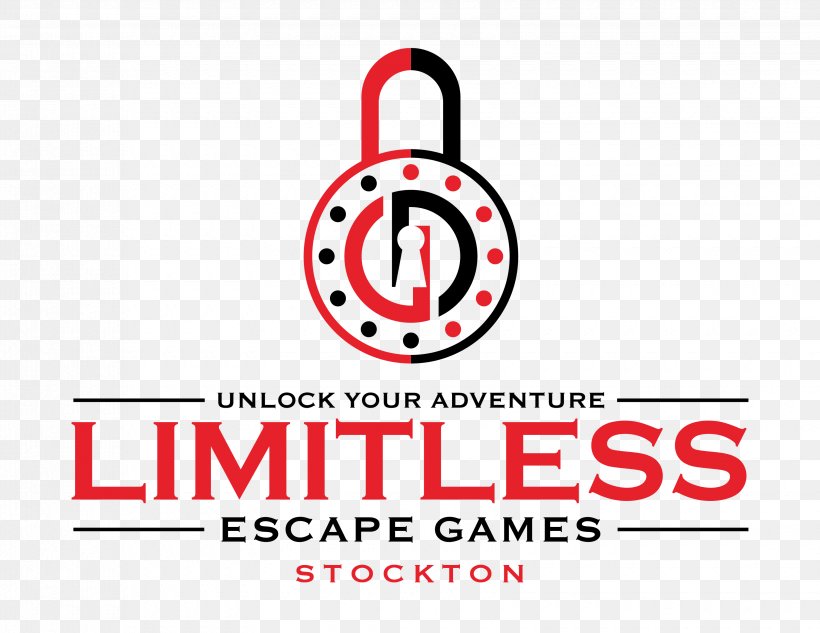 Limitless Escape Games- Escape Room Logo Stockton, PNG, 3300x2550px, Escape Room, Adventure Game, Area, Brand, Game Download Free