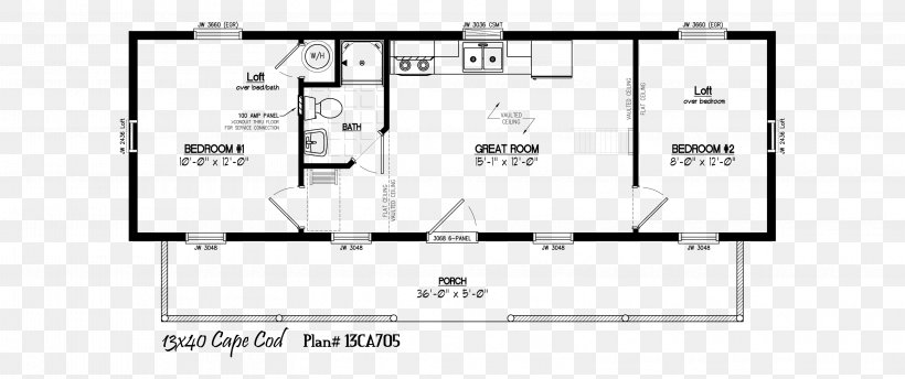 Log Cabin Floor Plan House Plan, PNG, 3150x1322px, Log Cabin, Area, Bedroom, Building, Cape Cod Download Free