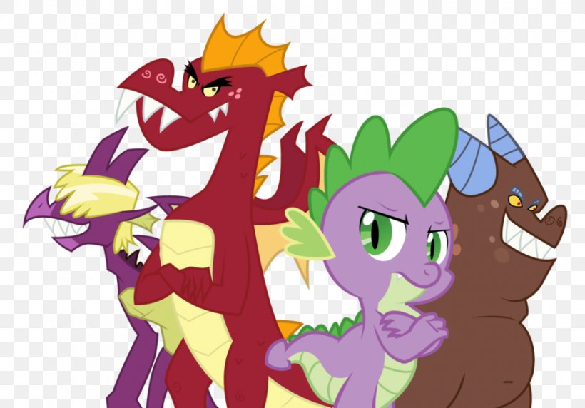 Pony Spike Dragon Applejack DeviantArt, PNG, 900x628px, Pony, Applejack, Art, Cartoon, Cutie Mark Crusaders Download Free