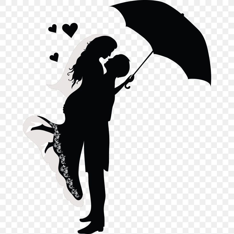 Silhouette Romance Film Clip Art, PNG, 660x822px, Silhouette, Art, Black, Black And White, Couple Download Free