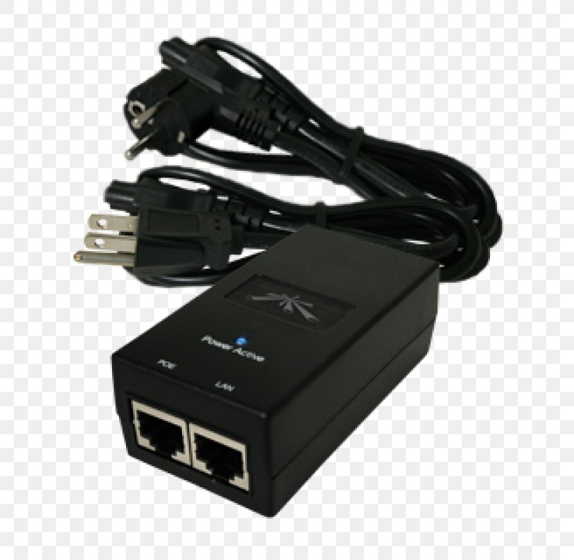 Power Over Ethernet Ubiquiti Networks Power Supply Unit AC Adapter, PNG, 800x800px, Power Over Ethernet, Ac Adapter, Adapter, Cable, Computer Component Download Free