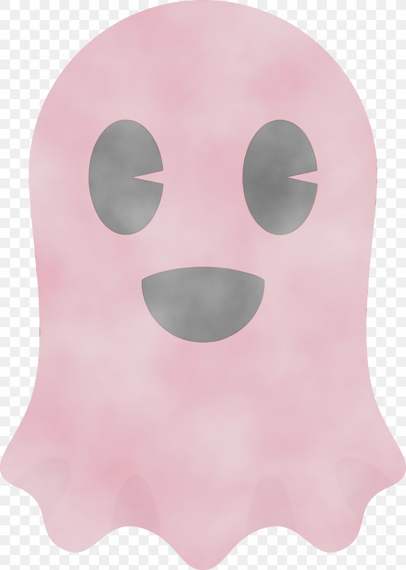 Snout Pink M, PNG, 2137x2999px, Happy Halloween, Paint, Pink M, Snout, Watercolor Download Free