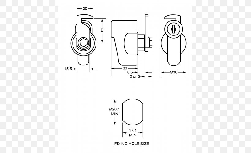 Door Handle Technical Drawing, PNG, 500x500px, Door Handle, Area, Artwork, Black And White, Diagram Download Free