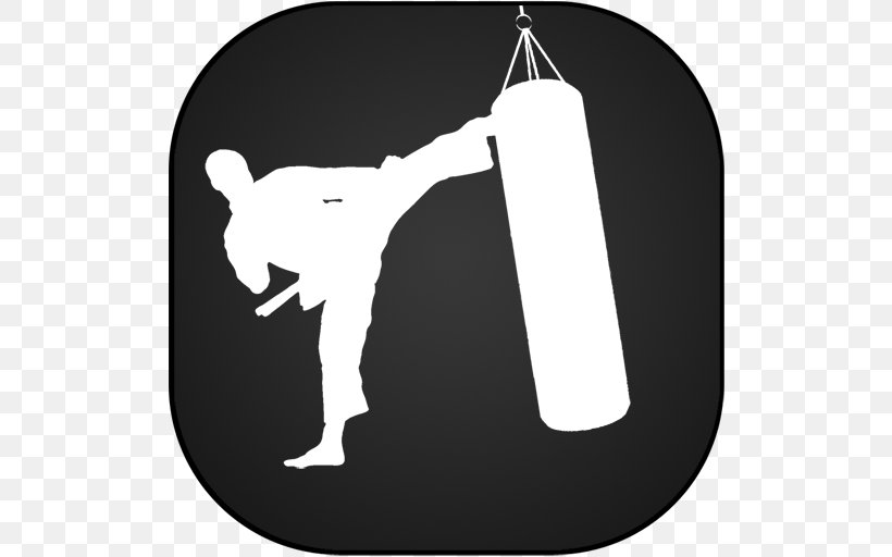 Taekwondo Sparring Martial Arts Karate Kick, PNG, 512x512px, Taekwondo, Android, Black And White, Boxing, Chinese Martial Arts Download Free