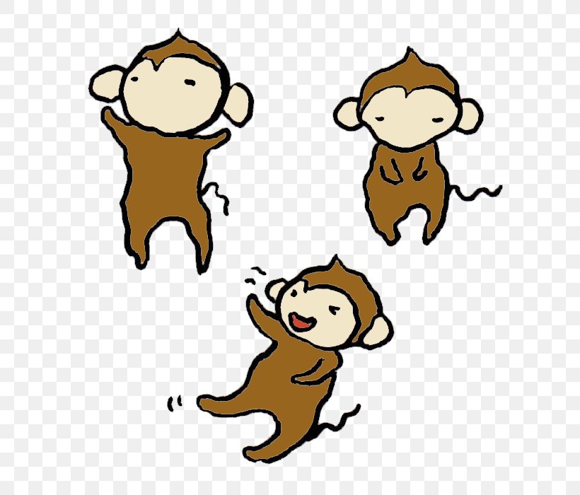 Clip Art Illustration Monkey New Year Card Text, PNG, 700x700px, Monkey, Animal Figure, Area, Artwork, Big Cats Download Free