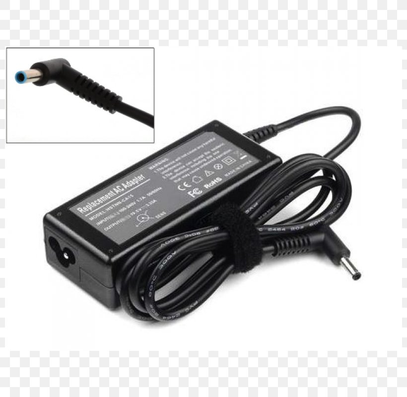 Laptop Battery Charger Hewlett-Packard Dell AC Adapter, PNG, 800x800px, Laptop, Ac Adapter, Acer Aspire, Adapter, Battery Charger Download Free