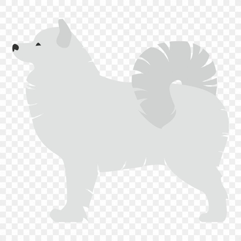 Samoyed Dog Finnish Spitz Puppy Dog Breed Snout, PNG, 1000x1000px, Samoyed Dog, Black And White, Breed, Carnivoran, Dog Download Free