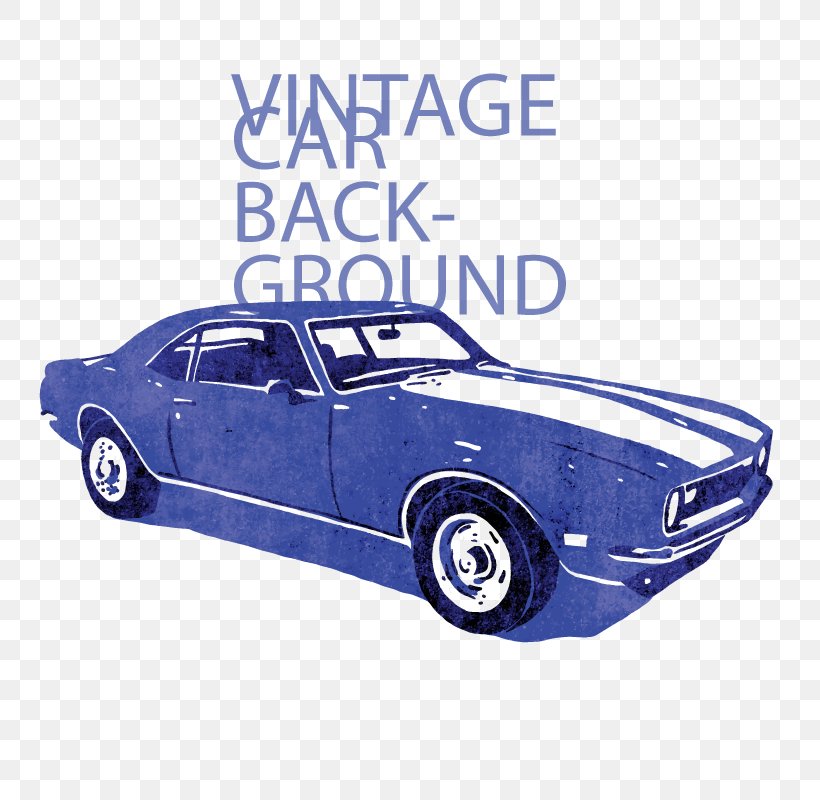 Vector Vintage Cars, PNG, 800x800px, Car, Automotive Design, Blue, Brand, Compact Car Download Free