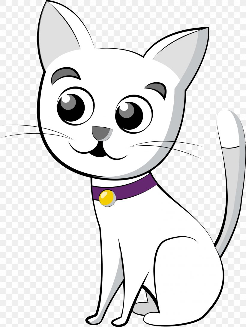 Cat Kitten White Clip Art, PNG, 1585x2106px, Cat, Artwork, Black, Black And White, Carnivoran Download Free