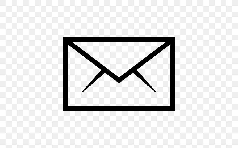 Email Box Email Address Customer Service, PNG, 512x512px, Email, Area, Black, Black And White, Bounce Address Download Free