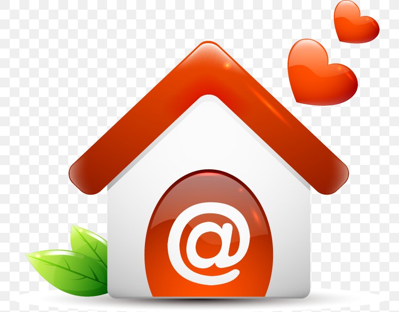 Hand-painted Red Heart-shaped House Network, PNG, 769x643px, Hut, Gratis, Heart, House, Icon Download Free