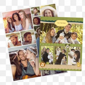 Collage - Picture Frames Collage Material Family PNG