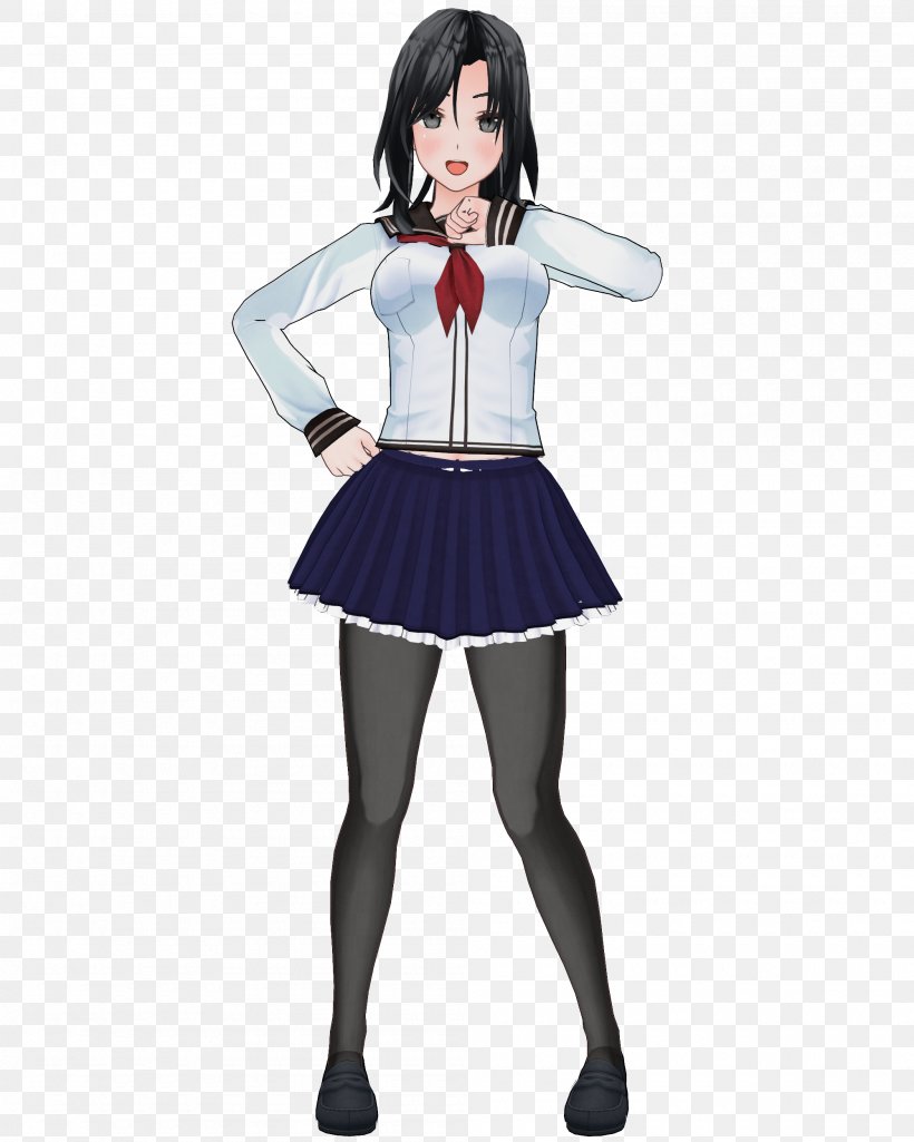 Yandere Simulator Clothing Costume Uniform, PNG, 2000x2500px, Watercolor, Cartoon, Flower, Frame, Heart Download Free