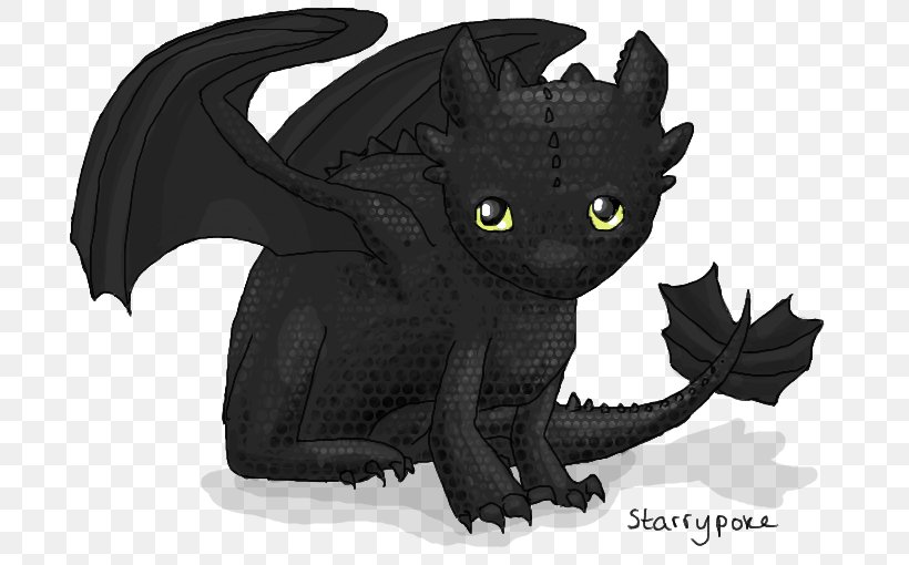How To Train Your Dragon YouTube Drawing Toothless, PNG, 707x510px, Dragon, Art, Black Cat, Carnivoran, Cat Download Free
