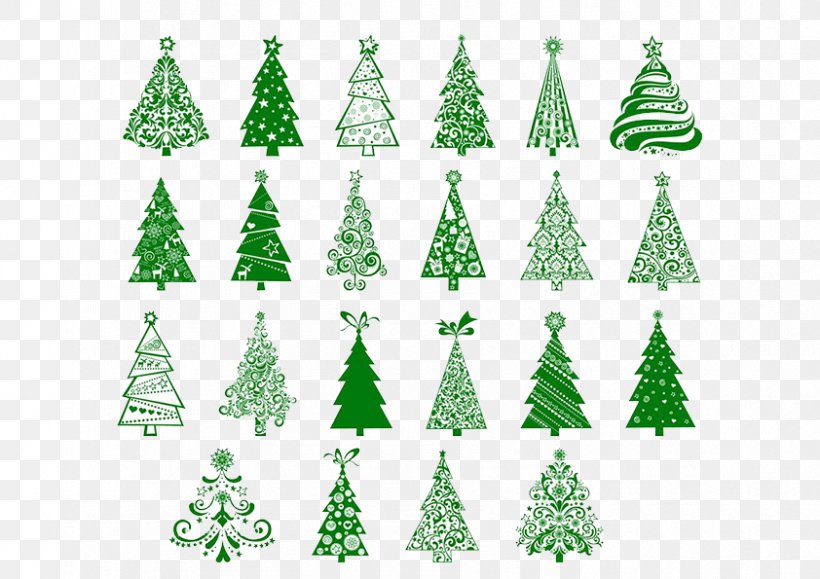 Christmas Tree Santa Claus New Year Tree, PNG, 842x595px, Christmas Tree, Christmas, Christmas Decoration, Christmas Ornament, Conifer Download Free