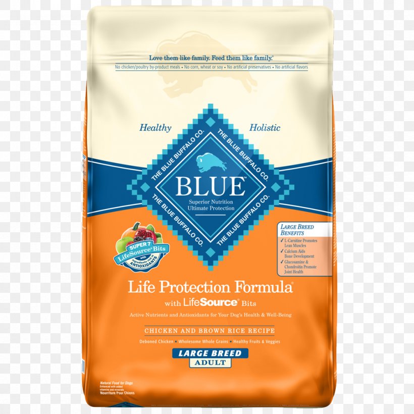 Dog Food Puppy Blue Buffalo Co., Ltd. Dog Food, PNG, 1000x1000px, Dog, Blue Buffalo Co Ltd, Brand, Breed, Brown Rice Download Free