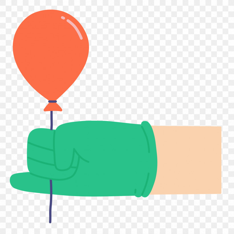 Hand Holding Balloon Hand Balloon, PNG, 2500x2500px, Hand, Balloon, Geometry, Green, Hm Download Free