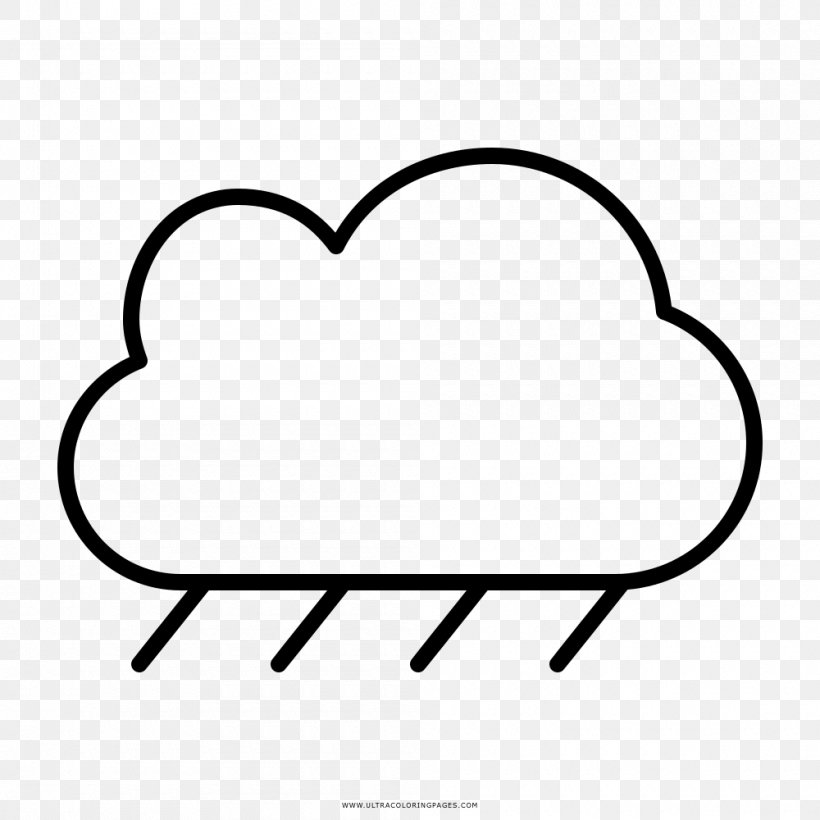 Coloring Book Drawing Rain Cloud Child, PNG, 1000x1000px, Watercolor, Cartoon, Flower, Frame, Heart Download Free