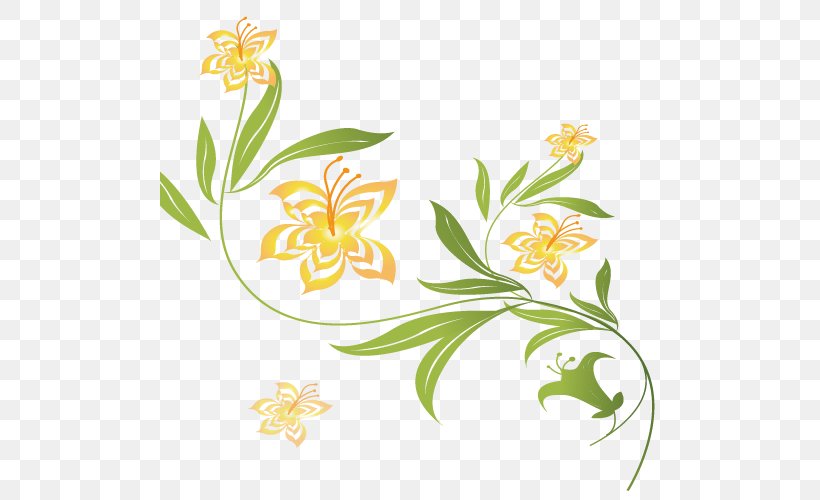 Floral Design Flower Yellow Clip Art, PNG, 500x500px, Floral Design, Brown, Color, Cut Flowers, Flora Download Free