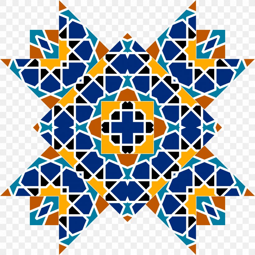 Islamic Geometric Patterns Islamic Architecture Clip Art, PNG, 2400x2400px, Islamic Geometric Patterns, Arabesque, Area, Art, Blue Download Free