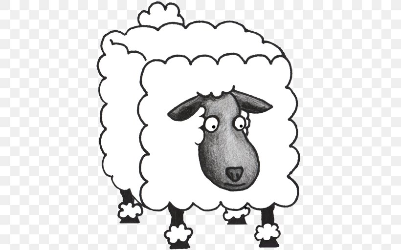 Sheep Goat OTCMKTS:FMNJ Cattle Clip Art, PNG, 512x512px, Sheep, Area, Artwork, Black And White, Carnivoran Download Free